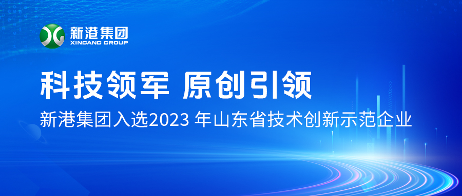 熱烈祝賀新港集團入選2023年山東省技術(shù)創(chuàng)新示范企業(yè)