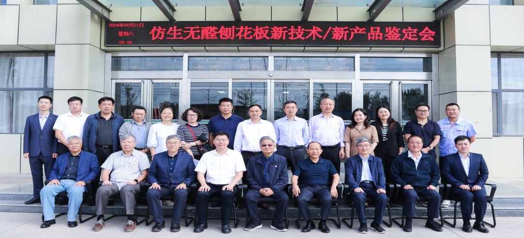 重磅！新港集團(tuán)和東北林業(yè)大學(xué)共同研發(fā)的仿生無醛刨花板新技術(shù)/新產(chǎn)品通過4項(xiàng)“國際領(lǐng)先”水平鑒定!