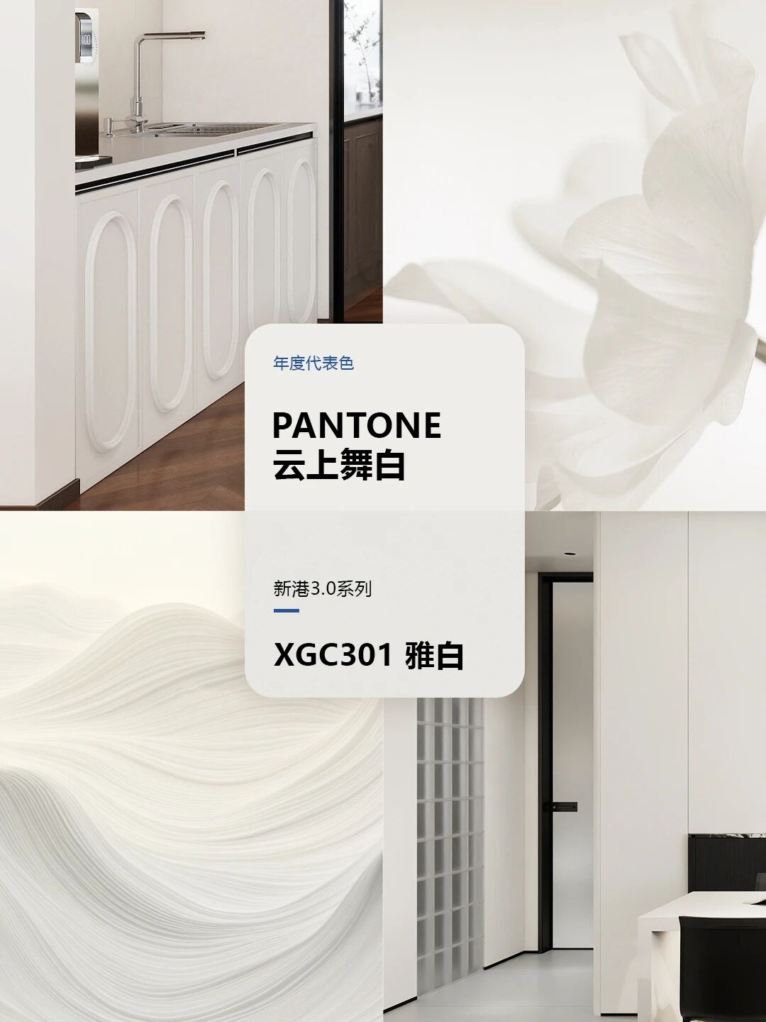 花色鑒賞 I 當2026年度潘通色-云上舞白，遇見新港雅白